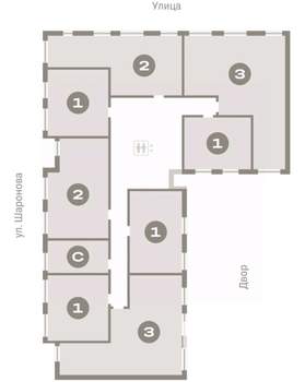 1-к квартира, вторичка, 45м2, 4/16 этаж