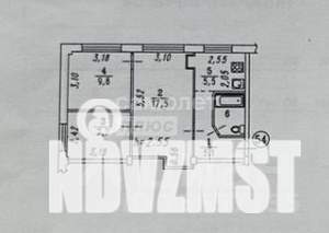 3-к квартира, вторичка, 49м2, 1/5 этаж