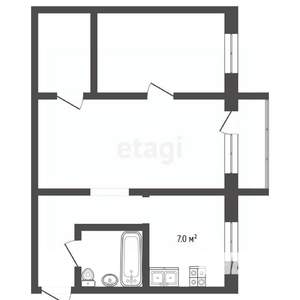 3-к квартира, вторичка, 45м2, 3/5 этаж