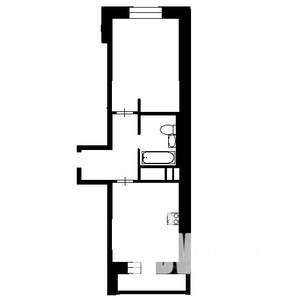 1-к квартира, вторичка, 38м2, 7/9 этаж