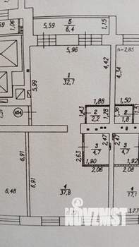3-к квартира, вторичка, 81м2, 2/15 этаж