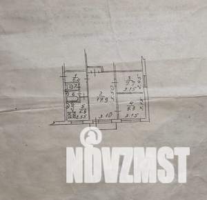 3-к квартира, вторичка, 49м2, 2/5 этаж