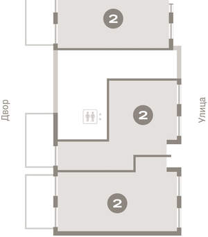 2-к квартира, вторичка, 101м2, 1/9 этаж