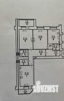 3-к квартира, вторичка, 92м2, 2/17 этаж