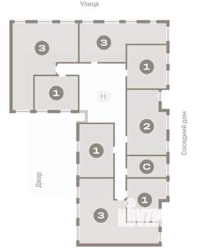 3-к квартира, вторичка, 88м2, 3/16 этаж