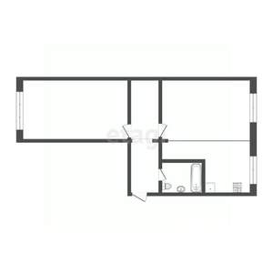 2-к квартира, вторичка, 42м2, 5/5 этаж